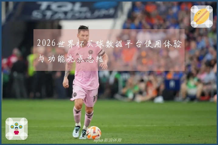 2026世界杯买球数据平台使用体验与功能亮点总结